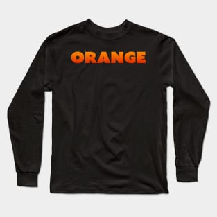 Orange Long Sleeve T-Shirt